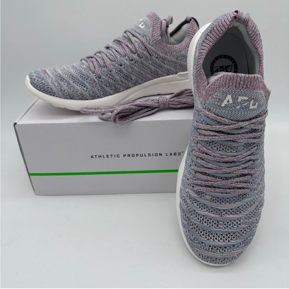 NEW APL Men's TechLoom Wave Slip On Runners Sneaker, Frozen Grey/Cedar SZ 12